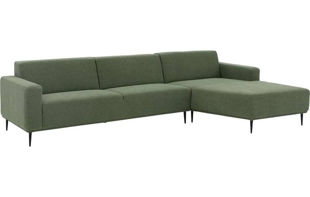 Goossens excellent loungebank prato groen stof - 8203535-04
