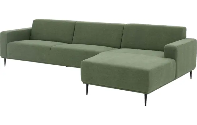 Goossens excellent loungebank prato groen stof - 8203535-07