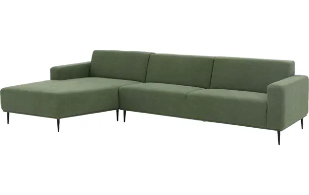 Goossens excellent loungebank prato groen stof - 8203535-gespiegeld-04