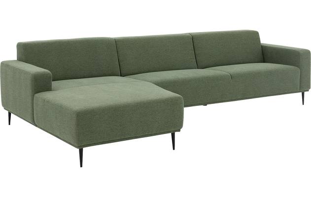 Goossens excellent loungebank prato groen stof - 8203535-gespiegeld-07