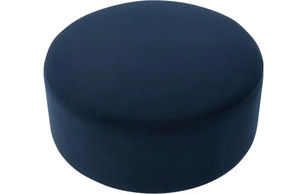 Goossens poef arendal blauw stof - 8203541-02