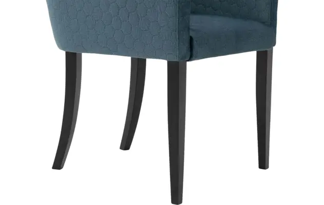 Goossens eetkamerstoel peda blauw stof - 8203558-05