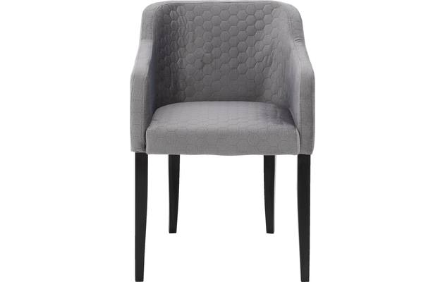 Goossens eetkamerstoel peda grijs stof - 8203559-01