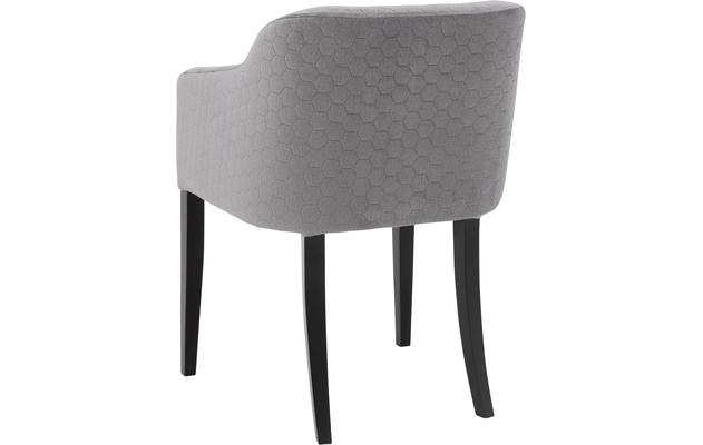 Goossens eetkamerstoel peda grijs stof - 8203559-03