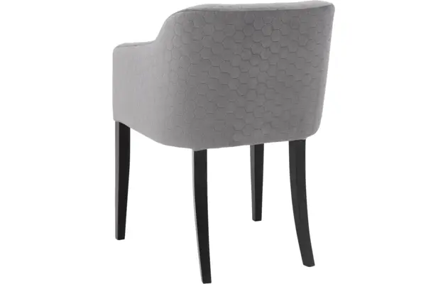 Goossens eetkamerstoel peda grijs stof - 8203559-03