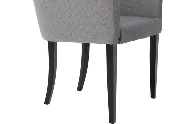 Goossens eetkamerstoel peda grijs stof - 8203559-05