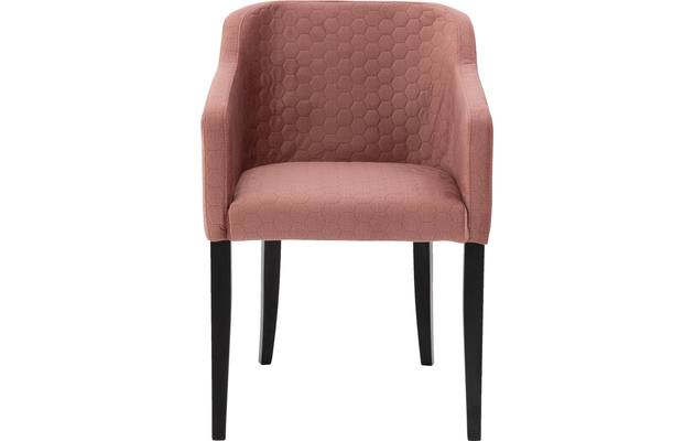 Goossens eetkamerstoel peda roze stof - 8203560-01