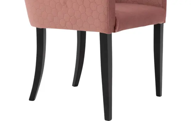 Goossens eetkamerstoel peda roze stof - 8203560-05
