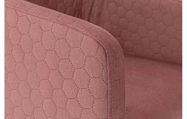 Goossens eetkamerstoel peda roze stof - 8203560-06