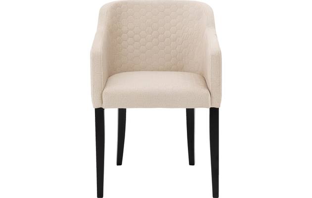 Goossens eetkamerstoel peda beige stof - 8203561-01