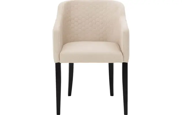 Goossens eetkamerstoel peda beige stof - 8203561-01