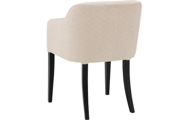 Goossens eetkamerstoel peda beige stof - 8203561-03