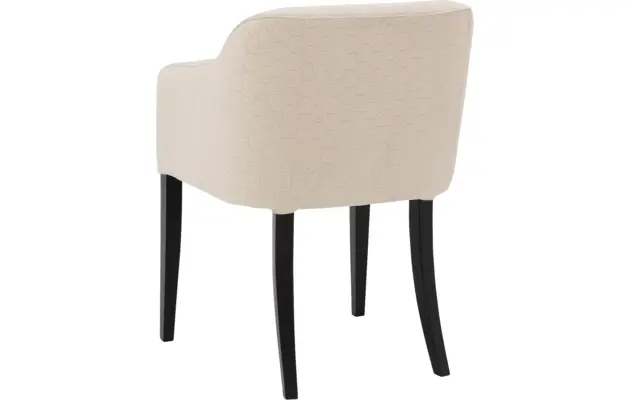 Goossens eetkamerstoel peda beige stof - 8203561-03