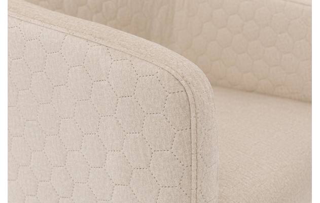 Goossens eetkamerstoel peda beige stof - 8203561-06