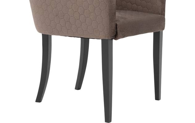 Goossens eetkamerstoel peda bruin stof - 8203562-05