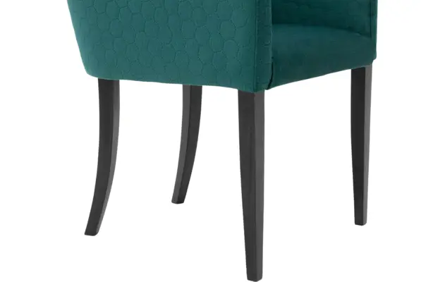 Goossens eetkamerstoel peda groen stof - 8203564-05