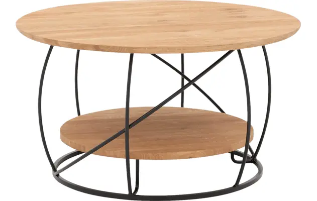 Goossens salontafel bellis blank eiken - 8203585-02