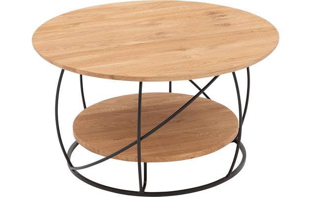 Goossens salontafel bellis blank eiken - 8203585-03