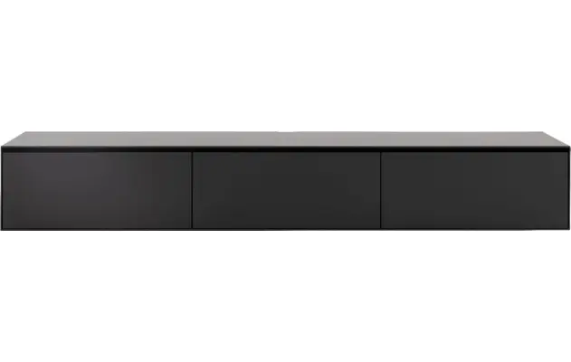 Goossens excellent tv meubel vic zwart eiken - 8203610-01