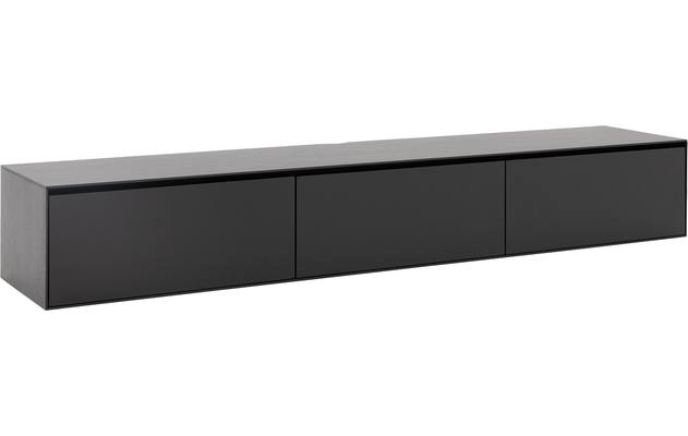 Goossens excellent tv meubel vic zwart eiken - 8203610-02