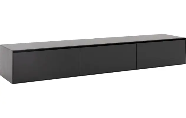 Goossens excellent tv meubel vic zwart eiken - 8203610-02
