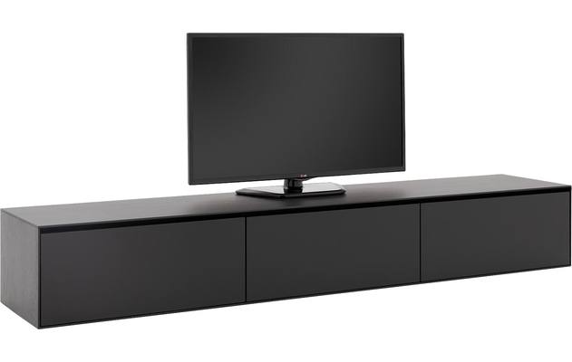 Goossens excellent tv meubel vic zwart eiken - 8203610-04
