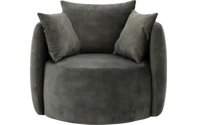 Goossens fauteuil terra groen stof - 8203758-B-01