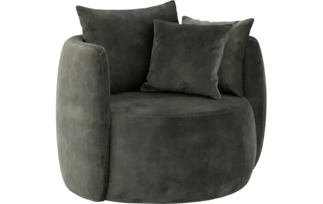 Goossens fauteuil terra groen stof - 8203758-B-03