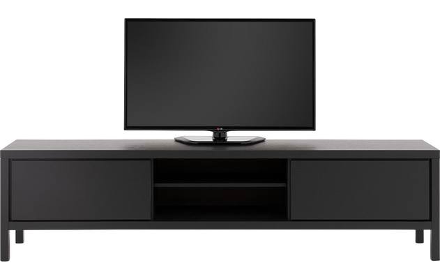 Goossens excellent tv meubel sira line zwart eiken - 8203766-03