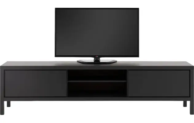 Goossens excellent tv meubel sira line zwart eiken - 8203766-03