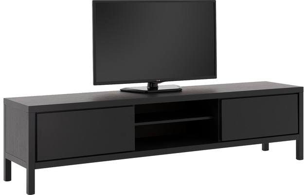 Goossens excellent tv meubel sira line zwart eiken - 8203766-04