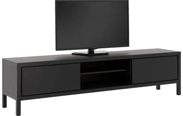 Goossens excellent tv meubel sira line zwart eiken - 8203766-04