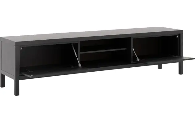Goossens excellent tv meubel sira line zwart eiken - 8203766-05