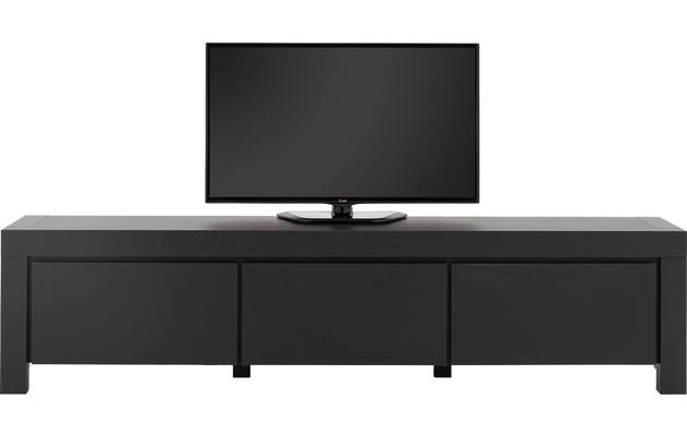 Goossens tv meubel clear zwart eiken - 8203767-03