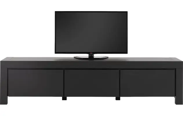 Goossens tv meubel clear zwart eiken - 8203767-03
