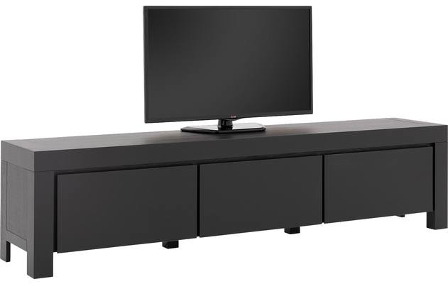 Goossens tv meubel clear zwart eiken - 8203767-04