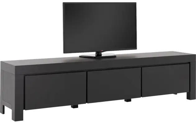 Goossens tv meubel clear zwart eiken - 8203767-04