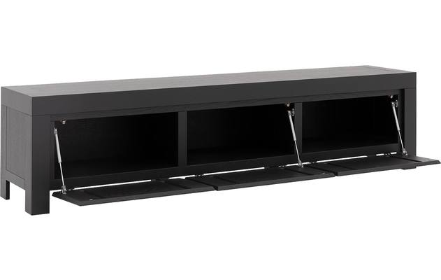 Goossens tv meubel clear zwart eiken - 8203767-05