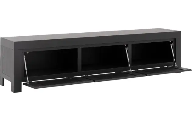 Goossens tv meubel clear zwart eiken - 8203767-05