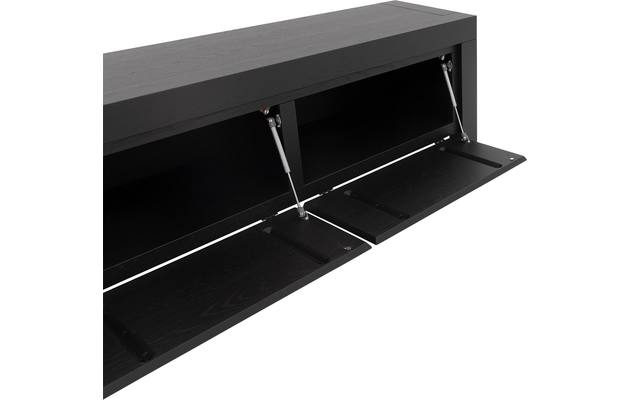 Goossens tv meubel clear zwart eiken - 8203767-06