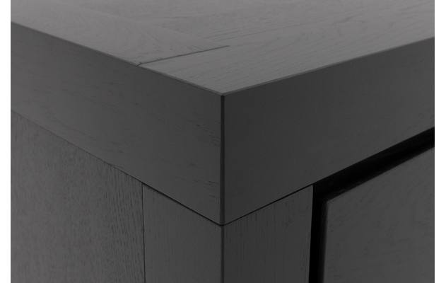 Goossens tv meubel clear zwart eiken - 8203767-08
