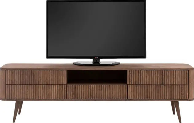 Goossens tv meubel seppe donker bruin eiken - 8203768-03