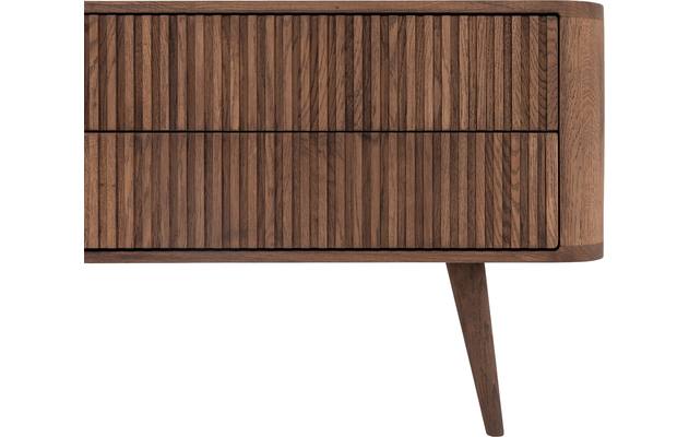 Goossens tv meubel seppe donker bruin eiken - 8203768-07