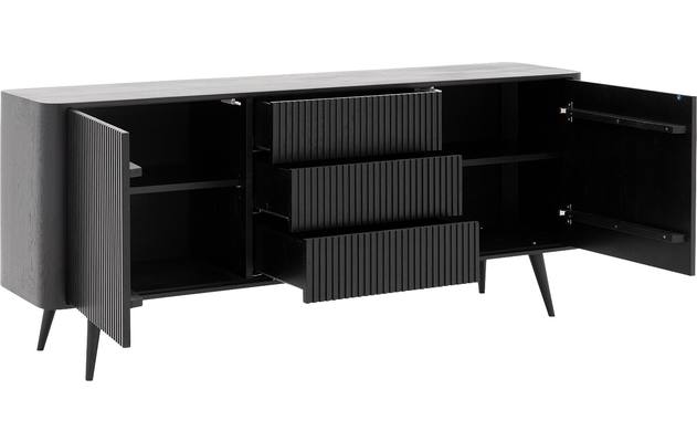 Goossens dressoir seppe zwart eiken - 8203770-04