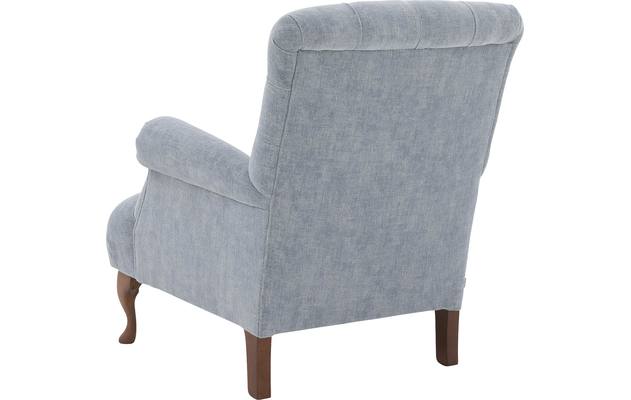 Goossens fauteuil ashton blauw stof - 8203909-02