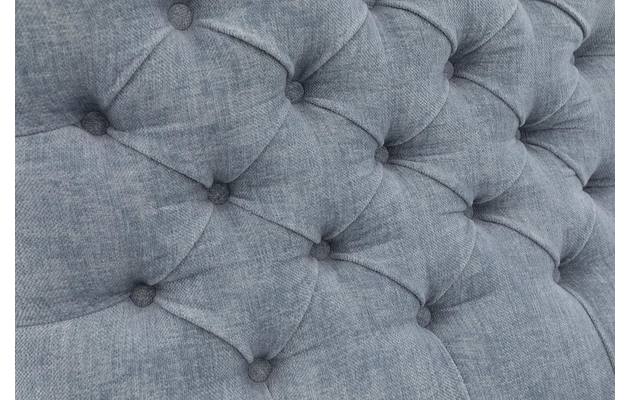 Goossens fauteuil ashton blauw stof - 8203909-08