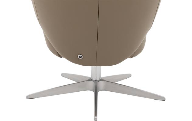 Goossens excellent relaxstoel avec bruin leer - 8203913-08