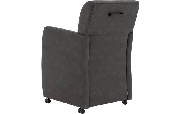Goossens eetkamerstoel alex grijs micro leer - 8204049-03