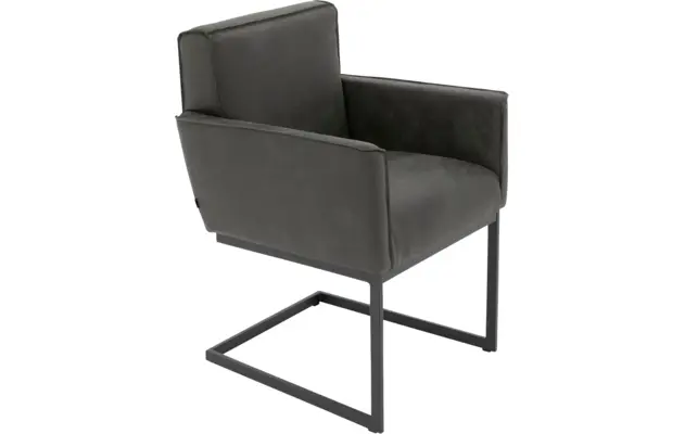 Goossens excellent eetkamerstoel tom groen leer - 8204079-04