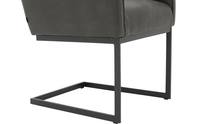Goossens excellent eetkamerstoel tom groen leer - 8204079-05